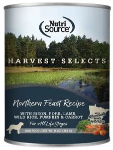 12/13oz Nutrisource Harvest Selects Northern Feast Canned Dog - Health/First Aid